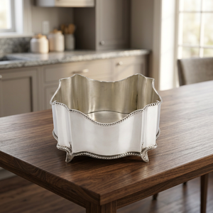Refroidisseur à vin en laiton plaqué argent - Product Image 2