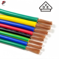 Nouveau matériel de câble en PVC personnalisé fil électronique VDE certifié 300V tension nominale fil électronique