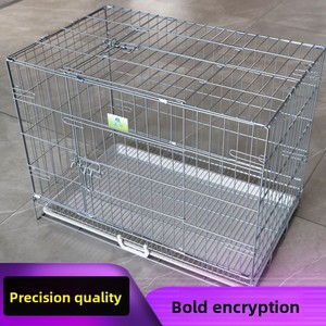 <span class=keywords><strong>Cages</strong></span> pliables en fil d'acier thermolaqué pour chiens et chats, vente en gros - Product Image 3