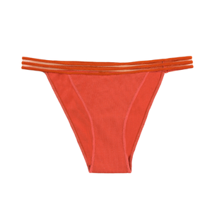 Tangas de cintura media para mujer al por mayor, súper absorbentes, de cintura baja, con patrón liso, tejido de punto, 100% algodón - Product Image 5