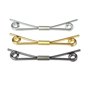 Alfileres de cuello de moda al por mayor de fábrica, barra de cuello de corbata, accesorios de metal para camisa de hombre - Product Image 2