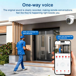 الأمن الخارجي OEM 8 ميجابكسل 4K 25FPS PoE IP قبة كشف الحركة تخزين البيانات NVR الرؤية الليلية للشبكة المنزلية - Product Image 4