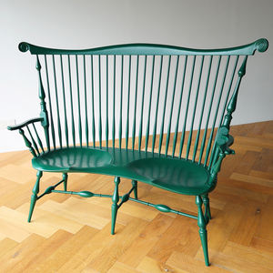 Ghế phòng khách phong cách Bắc Âu cổ điển châu Âu làm từ gỗ nguyên khối cao cấp |   Nội thất gia đình cho phòng khách & biệt thự - Product Image 1