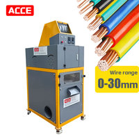 Machine de recyclage de fil de cuivre ACCE 100-150 kg/h, moteur certifié CE, facile à utiliser pour un usage domestique, traitement des déchets de cuivre et d'aluminium