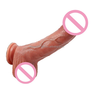 ROMANKING XLN Skin Color 23CM Soft Silicone <strong>Dildo</strong> for Female <strong>Gay</strong> Use 100% Waterproof Adult Toy for Men and Women - Product Image 1