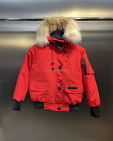 Blouson d'hiver OEM le plus vendu avec motif d'oie imprimé - Blouson aviateur - Doudoune pour homme