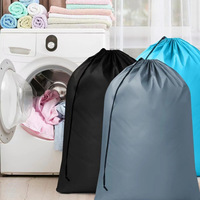 Sac à linge Oxford à cordon de serrage, panier à linge sale multi-usages, pochette de rangement en tissu Oxford pour la maison et les voyages
