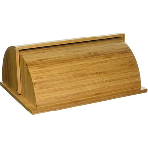 Boîte à pain en bambou semi-circulaire, conteneur de rangement de cuisine pour pain et en-cas - Product Image 3