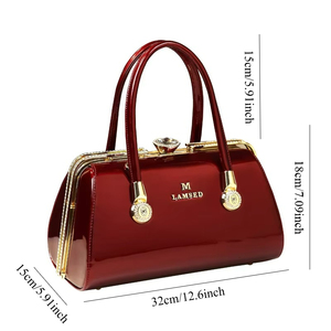 Nuova Borsa a Tracolla di <span class=keywords><strong>Grande</strong></span> Formato in Pelle PU Stile Retrò Vintage di Marca Famosa per Donne, Collezione 2026 - Product Image 3
