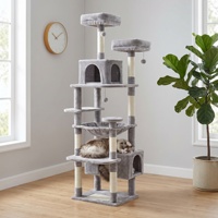 Arbre à chat en sisal naturel écologique, grande taille, base renforcée, vente en gros