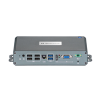 Mini PC Industrial In-tel Celeron N3150 de Cuatro Núcleos, 2*RS232, 2*RS232/485, 1*LAN, Pantalla Dual HD-MI+VGA, Controlador Win10/11 Linux