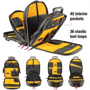 BSCI Factory OEM ODM Large Electrician <b>Backpack</b> <b>Tool</b> <b>Backpack</b> <b>Tools</b> <b>Tool</b> Bag for Electricians - Product Image 2