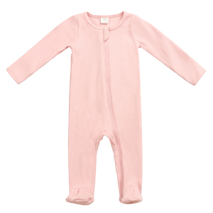 Combinaisons d'hiver pour filles en vente chaude, combinaisons unies en tissu côtelé de coton, barboteuse pour bébé - Product Image 5