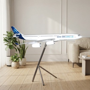Modèle statique en résine <span class=keywords><strong>Airbus</strong></span> A340-<span class=keywords><strong>300</strong></span> 1/50 127cm avec couleurs et motifs personnalisables, cadeau d'affaires - Product Image 4