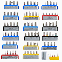Kit de fraises diamantées dentaires FG RA pour pièces à main haute et basse vitesse, pour le polissage des couronnes et des cavités, 7-10 pièces