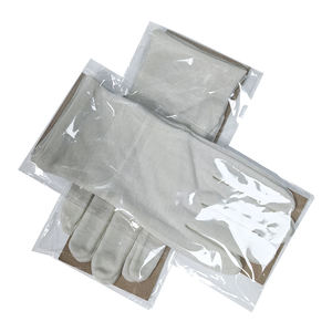 Gants <span class=keywords><strong>de</strong></span> protection du travail épaissi en coton 100%: gants <span class=keywords><strong>de</strong></span> cérémonie culturels en coton pur blanc (emballage individuel) - Product Image 3