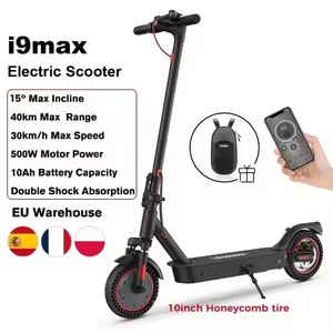 [Stock UE US] Expédition Rapide 3-7 Jours Trottinette Électrique Adulte <span class=keywords><strong>IScooter</strong></span> I9/<span class=keywords><strong>i9pro</strong></span>/i9max 350/500W 7.5/10Ah 8.5/10 Pouces - Product Image 1