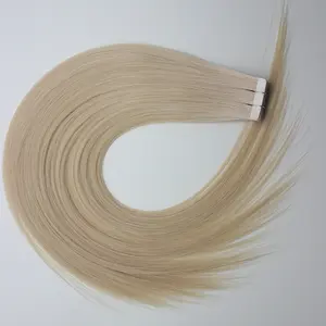 2024 Keratin Suppliers Double Drawn Skin Original Invisible Real Raw 100 Hair Virgin Tape In Weft Human Remy Hair Extensions