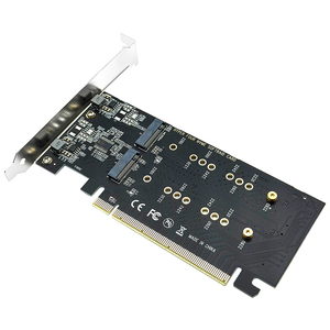 <span class=keywords><strong>Pci</strong></span>-express X16 M.<span class=keywords><strong>2</strong></span> çift bağlantı noktalı NVMe SDD sabit Disk adaptör PCIE4.0 masaüstü bilgisayar için tam hızlı genişletme kartı - Product Image 4