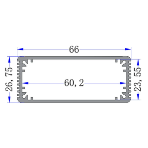 Boîtier en <span class=keywords><strong>aluminium</strong></span> personnalisé 66x27x85mm pour décodeur boîtier en <span class=keywords><strong>aluminium</strong></span> Oem pour boîtiers de batterie de contrôleur de réseau - Product Image 4