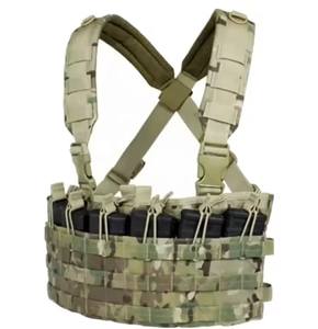 เสื้อกั๊กไนลอนแนวยุทธวิธีชั้นยอดพร้อมสายรัดเบาะรองหน้าอกอุปกรณ์นิรภัยแบบปรับได้อย่างรวดเร็ว - Product Image 5