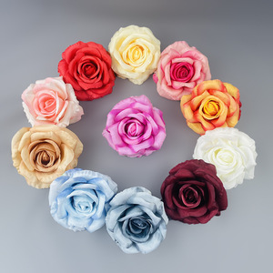Fleurs artificielles en soie, diamètre 11 cm, décoration de mariage, accessoires de bricolage, accessoires pour mur de fleurs - Product Image 2