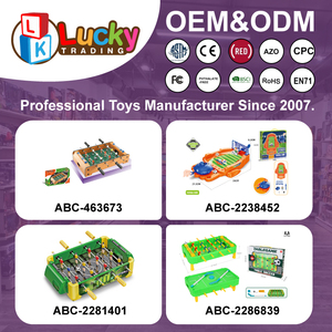 Mesa de Futbolito de Madera Marrón de 20 Pulgadas Lucky Toys para Niños, Diversión y Entretenimiento - Product Image 6