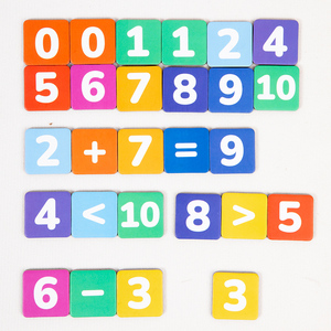 Ensemble de jouets <span class=keywords><strong>math</strong></span>ématiques pour l'apprentissage précoce : Addition, soustraction, alphabet, lettres, orthographe, comptage, planches à doigts - Product Image 5