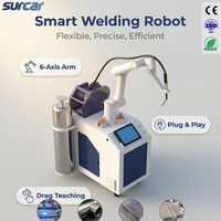 Surcar FR5 FR10 Robot Colaborativo de 6 Ejes para Soldadura, Brazo Robótico Industrial, Equipos de Carga Automatizada, Robots Colaborativos de Acero Inoxidable