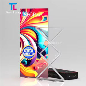 Fondo de feria comercial Led Seg cartel retroiluminado pantalla caja de luz evento de Feria Comercial Seg solución cabina tensión - Product Image 2