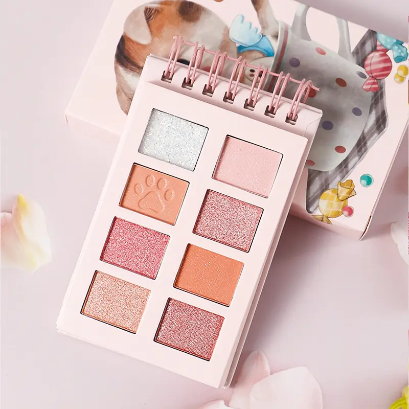 Leere mehrfarbige Make-up-Palette Lidschatten-Kosmetikset-Kit Private Label-Palette Lidschatten-Verpackung