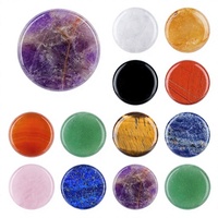 Offre Spéciale – Disques en Quartz Rose Naturel de 25 mm, Plaquettes de Cristal pour Aimants de Réfrigérateur DIY, Matériaux pour Gravure Laser de Texte et Caractères, Idéal pour Cadeaux