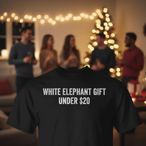 T-shirt cadeau White Elephant à moins de 20 dollars - Product Image 3