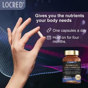 MNK Capsules <span class=keywords><strong>de</strong></span> complexe <span class=keywords><strong>de</strong></span> citrate <span class=keywords><strong>de</strong></span> magnésium 12-en-1 pour adultes - Complément naturel avec soutien au sommeil, emballage OEM - Product Image 2