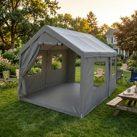 Abri de voiture flexible et mobile, imperméable, avec revêtement anti-UV, abri multifonctionnel pour l'extérieur, pour le stationnement quotidien, le camping et la vie de tous les jours