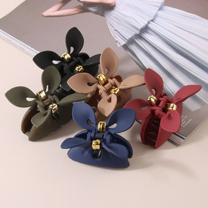 3 Zoll Schmetterling Haars pangen Süße matte Haar klaue für Frauen Mädchen Dickes Haar - Product Image 2