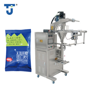 Máquina <span class=keywords><strong>de</strong></span> llenado automática multifunción vertical <span class=keywords><strong>de</strong></span> tornillo sin fin para leche, café, <span class=keywords><strong>harina</strong></span> <span class=keywords><strong>de</strong></span> soja, especias en polvo, y envasado en bolsas tipo almohada/sachet - Product Image 1