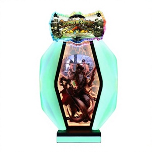 Machine de tir d'aventure de type étagère en bois, thème bateau <span class=keywords><strong>pirate</strong></span>, grande taille, pour deux joueurs, équipement d'arcade pour aire de jeux pour enfants et adultes - Product Image 1