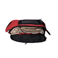 Sac à dos médical de premiers soins tactiques avec trois pochettes sac médical d'urgence doublure en polyester fermeture à glissière