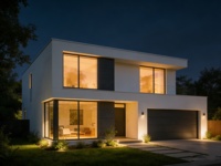 Maison préfabriquée duplex, structure en acier léger, villas préfabriquées, bâtiments en acier léger préfabriqués