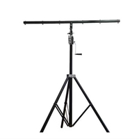 Soporte de Iluminación de Una Sola Capa de 1.5-3m, 60KG, Estructura de Aluminio Resistente para Iluminación de Escenario, Equipo para DJ y Eventos