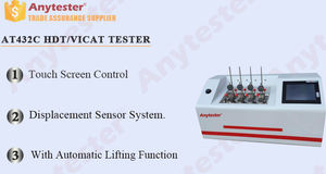 At432c <span class=keywords><strong>Hdt</strong></span>/<span class=keywords><strong>Vicat</strong></span> <span class=keywords><strong>Tester</strong></span> Met Build Industriële Pc Touchscreen Controle - Product Image 3