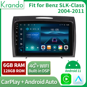 Krando TS18 bc6 <span class=keywords><strong>Android</strong></span> Car đài phát thanh GPS DVD Player cho Mercedes Benz SLK 2004-2011 hệ thống đa phương tiện không dây Carplay - Product Image 2