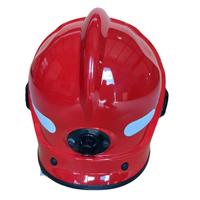 Casque/équipement de sécurité pour pompier PA66 rouge/noir/blanc/jaune de qualité supérieure avec module d'éclairage intégré et deux visières pour le sauvetage