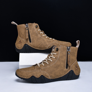Sapatos Masculinos em Alta Venda 2508 Botas Martin Artesanais Respiráveis de Tamanho Grande para Primavera e Verão Botas Curtas Casuais para Homens - Product Image 1