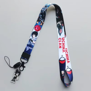 Porte-carte d'identité en polyester avec logo personnalisé Anime, sangle de téléphone avec cordon tour de cou pour Cosplayers et Fans, <span class=keywords><strong>accessoire</strong></span> mignon de dessin animé - Product Image 6