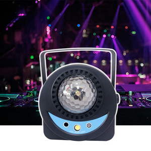 Proyector de cielo estrellado, lámpara LED con bola mágica láser, luz intermitente de 7 colores para KTV, fiesta, bar, iluminación de escenario interior, YG-ML2004 - Product Image 3