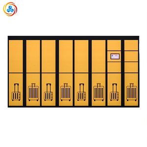 Smart Electronic Luggage Lockers with Facial Recognition Fingerprint PIN Code-60 Compartments Assembled Durable Steel - Product Image 1