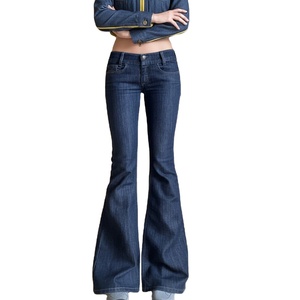 <span class=keywords><strong>Jean</strong></span> en denim évasé coupe <span class=keywords><strong>skinny</strong></span> <span class=keywords><strong>taille</strong></span> basse imperméable pour <span class=keywords><strong>femme</strong></span>, style streetwear - Product Image 3