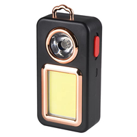 Lampe de travail solaire de poche, lanterne rechargeable par USB, lampe torche porte-clés, lampe de secours extérieure, torche à crochet, projecteur étanche